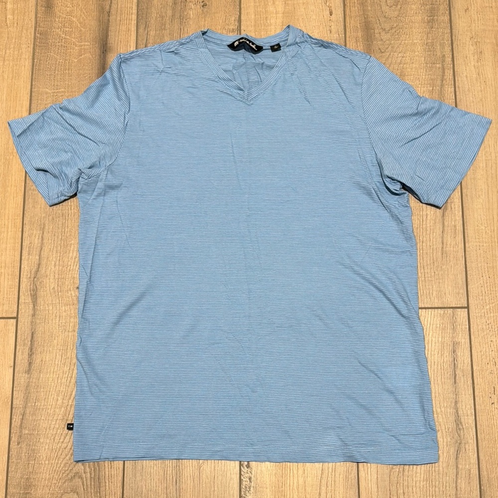 Travis Mathew Blue Short Sleeve Tee